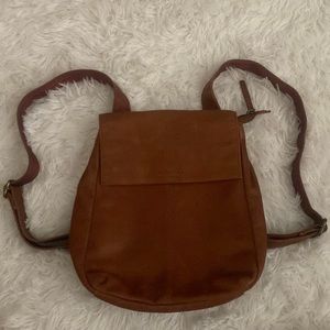 AMERICAN LEATHER CO SMALL BROWN BACKPACK NEW WITH TAGS